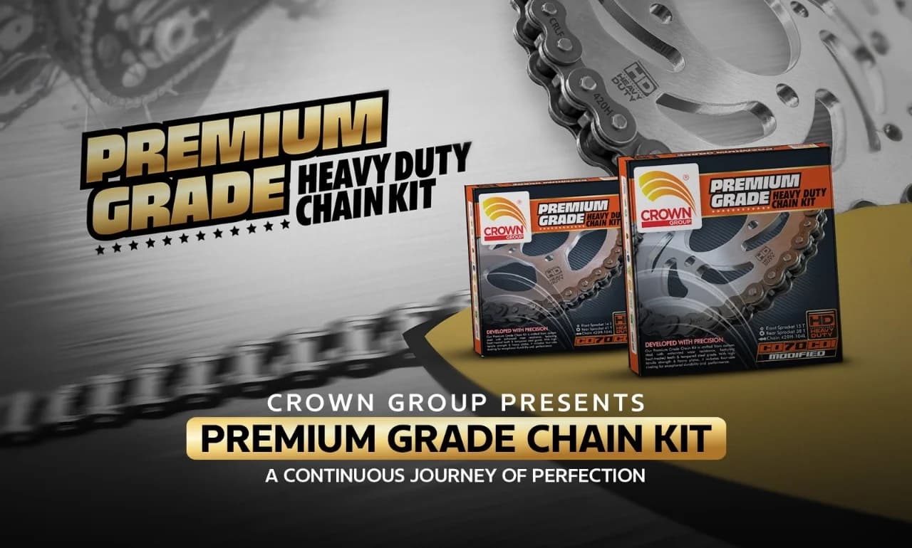 Crown Group Presents: Premium Grade Chain Kit – A Continuous Journey of Perfection